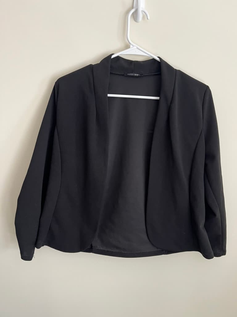 Black Blazer Sweater photo 1