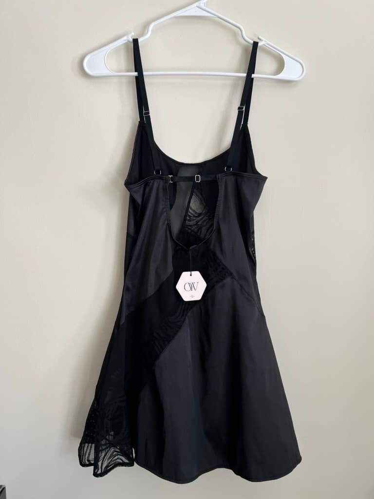 Black Lace Babydoll Dress photo 2