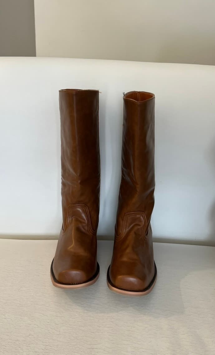Brown Leather Boots photo 1